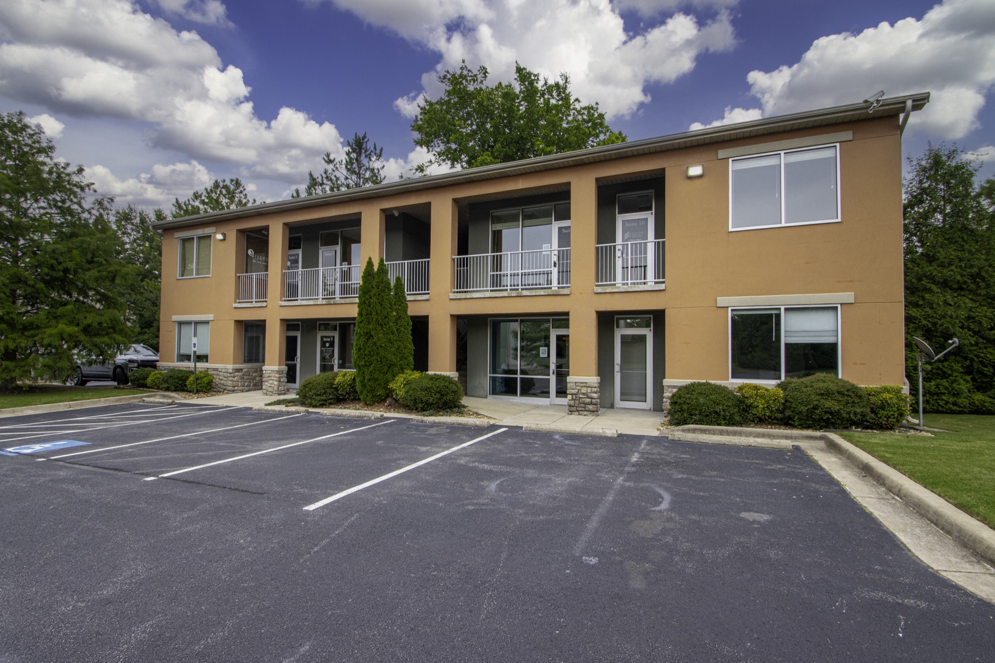 Two-story office building at Highway 10 Office Park