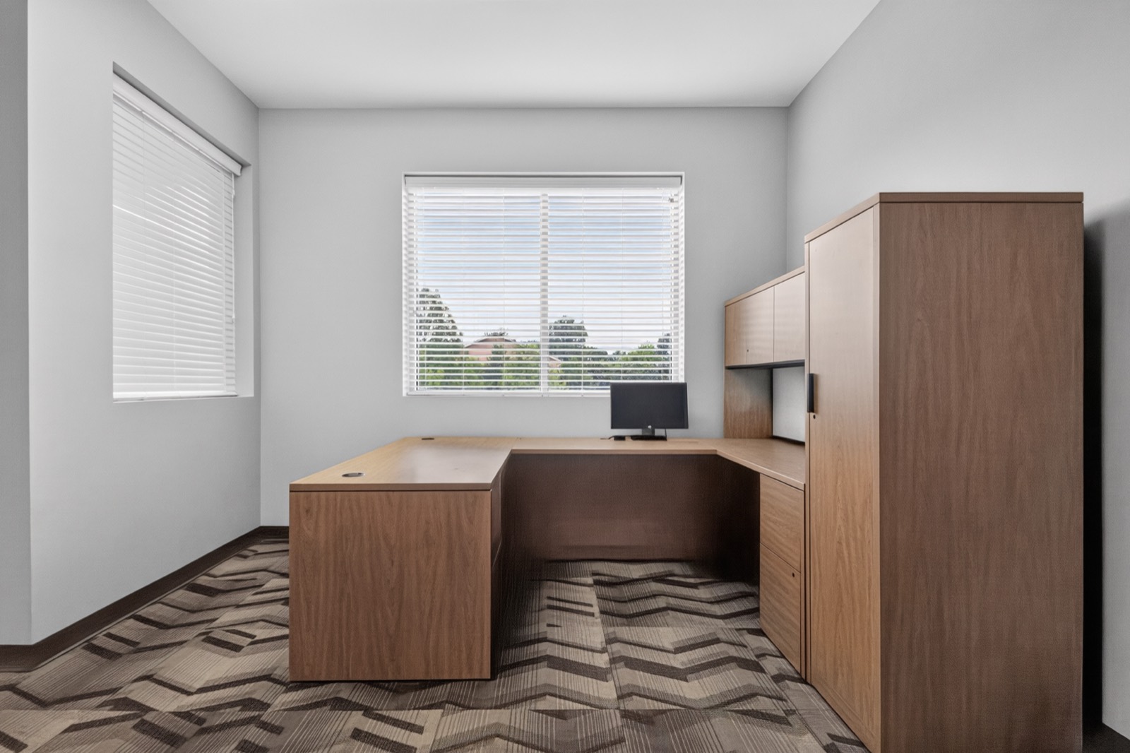 Private office with workstation at Highway 10 Office Park